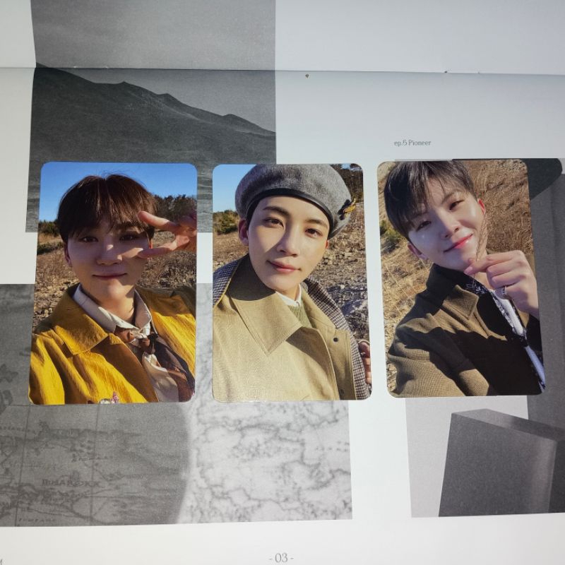 Photocard Seventeen Face the Sun Ep.4 PATH Jeonghan Woozi Seungkwan