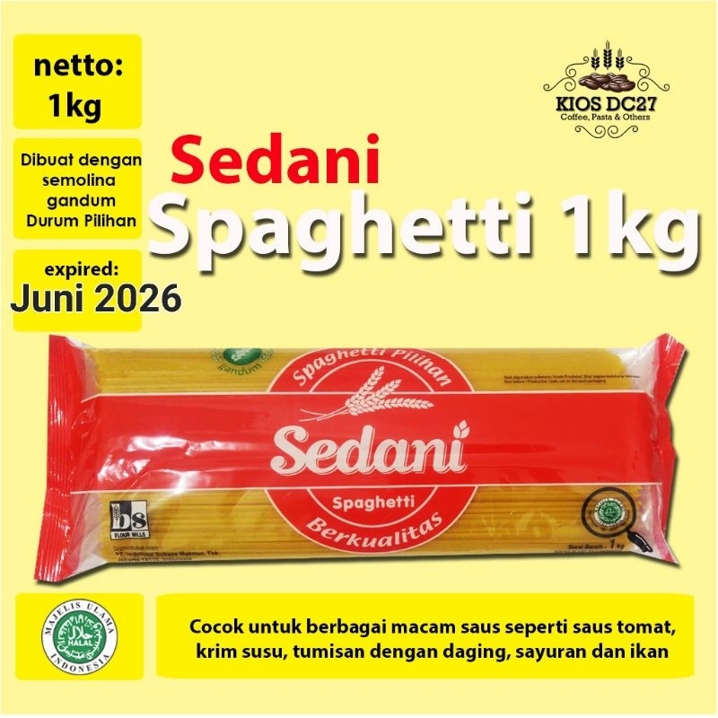 

Sedani Spaghetti 1kg - Spageti Sedani