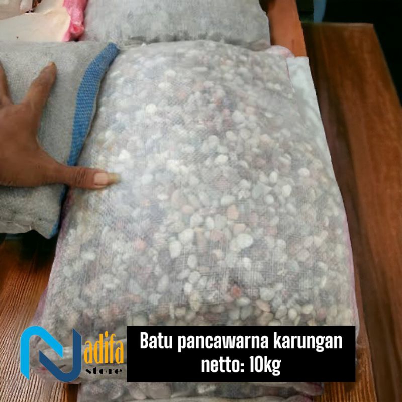 Batu pancawarna karungan / batu pancawarna / batu hias pancawarna / batu hiasan / batu hiasan aquari