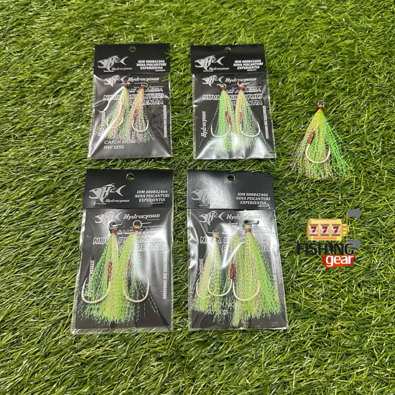 KAIL JIG HYDROCYNUS ASSIST HOOK MALAY SERIES UNTUK TENGGIRI DLL DENGAN KEVLAR WIRE