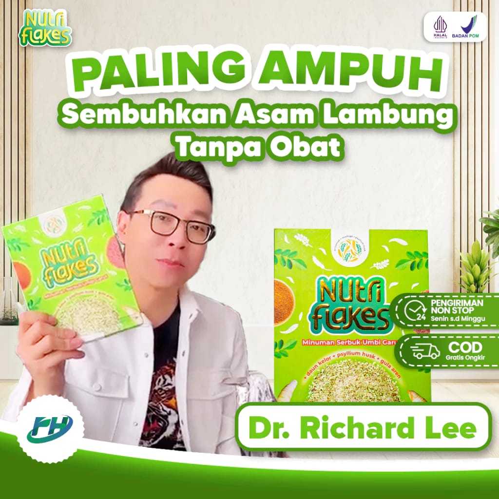 

PROMO !!! NUTRIFLAKES solusi asam lambung dan maag sereal umbi Garut 100% ORIGINAL AMPUH