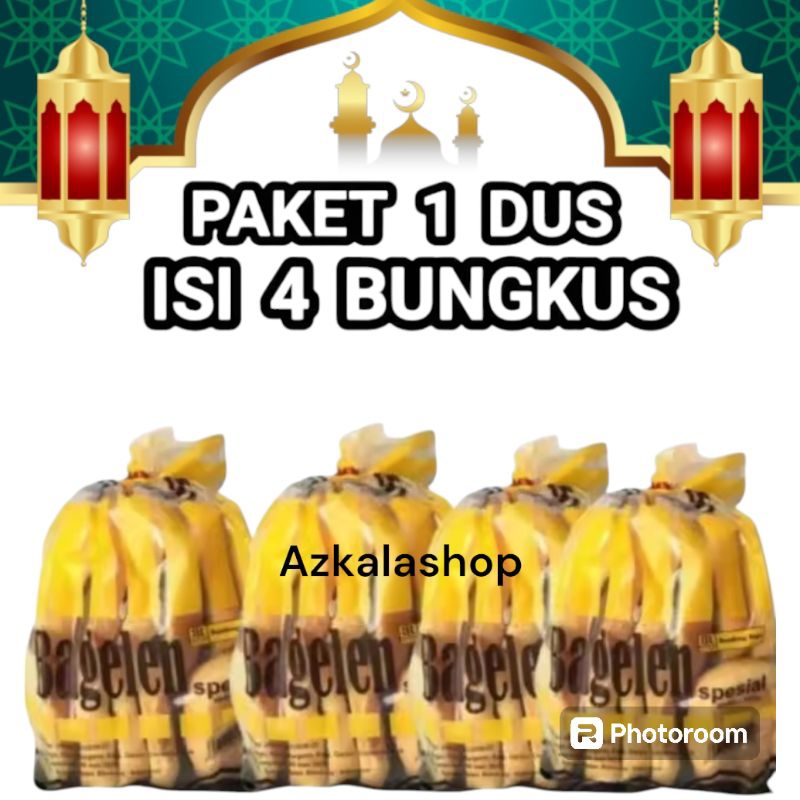 

PAKET 4 PACK ROTI BAGELEN BANDUNG / ROTI BAGELEN 4 BUNGKUS /KUE KERING BAGELEN