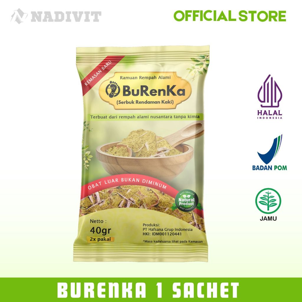 Burenka Rempah Kaki Serbuk Burenka Rendaman Kaki
