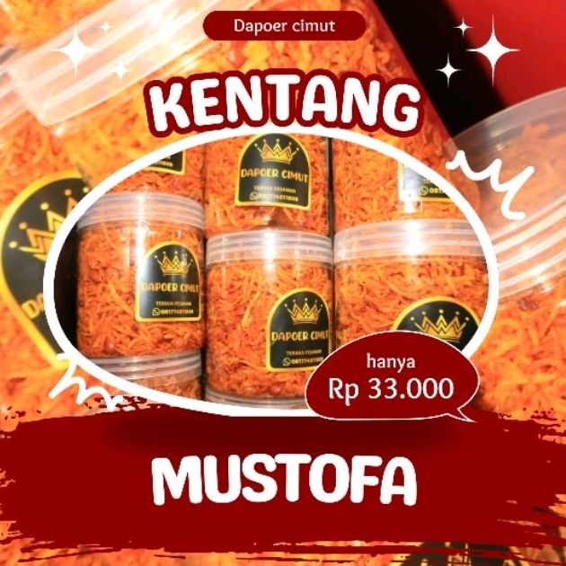 

Kentang Mustofa 100 gram, pedas dan gurih