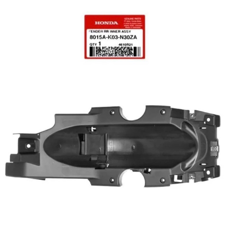 Spakbor Bawah Belakang Honda Revo 110 FI - 8015AK03N30ZA original ahm