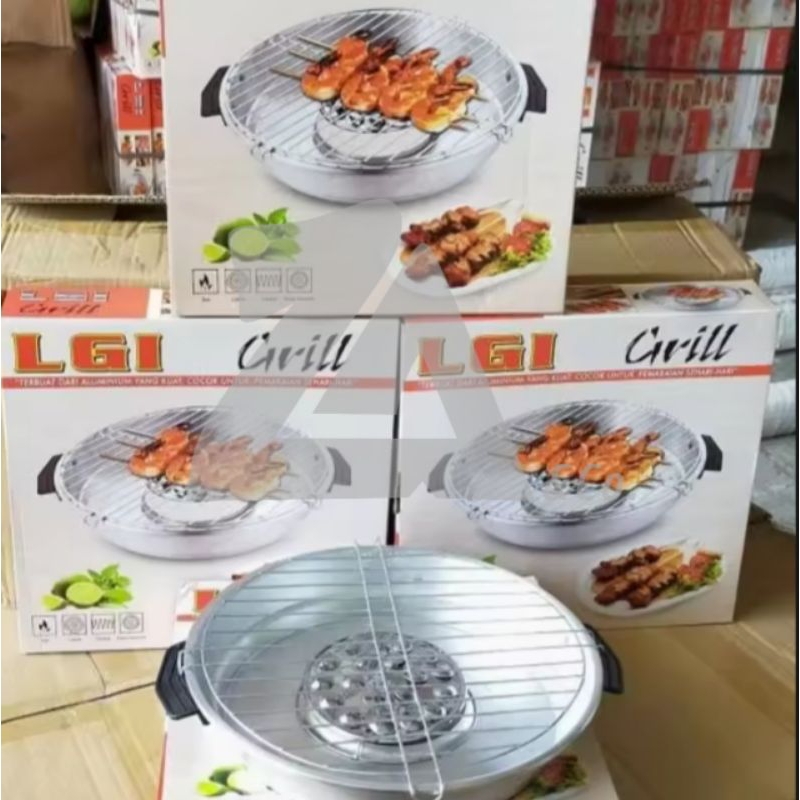ZAnCo_LGI Grill Panci | panci panggangan putar | alat panggang serbaguna