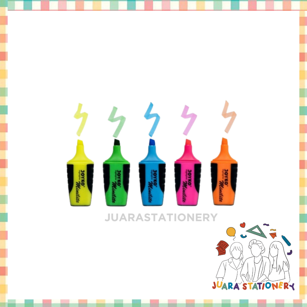 

Stabilo Joyko Mini Minilite Pink Orange Hijau Green / Stabilo Mini Highlighter Mini