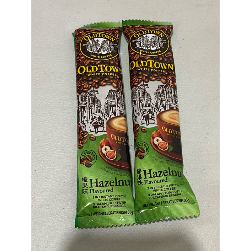 

Oldtown White Coffee Hazelnut Flavoured (per stick)