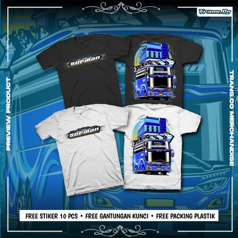KAOS BUS PANDAWA 87 TRONTON TERBARU TERLARIS