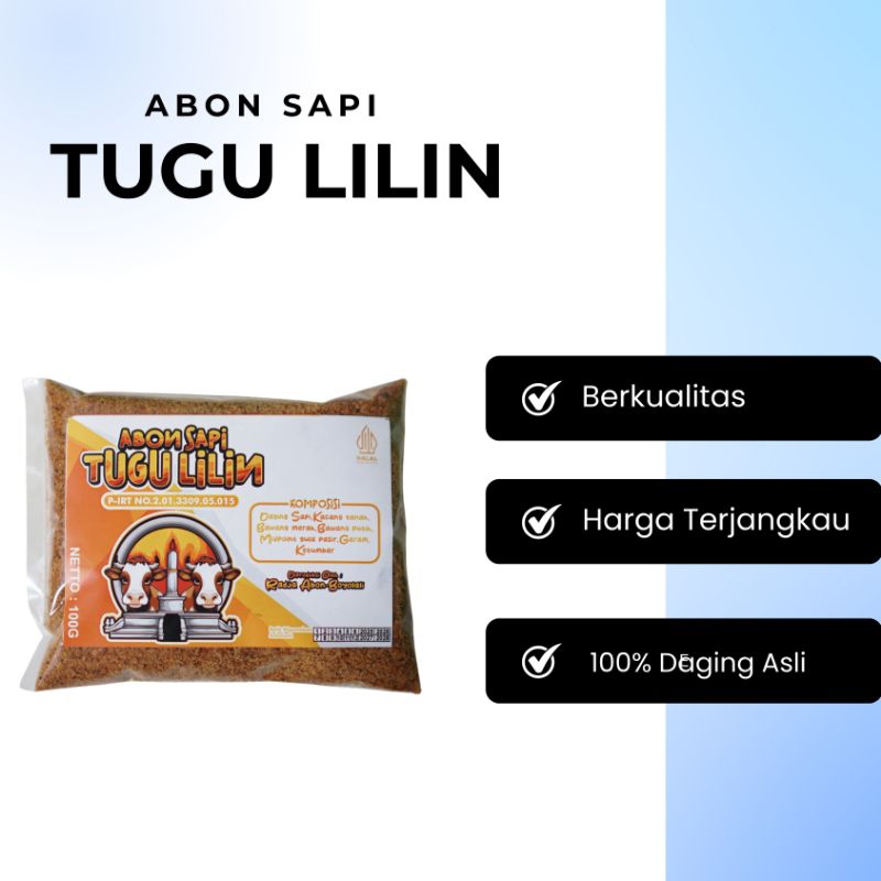 

ABON SAPI TUGU LILIN 100g
