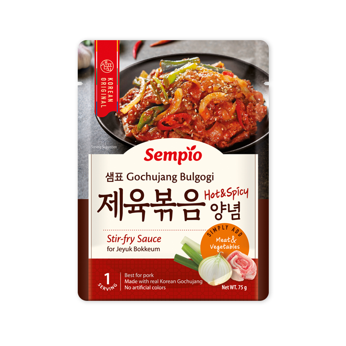 

Sempio Gochujang Bulgogi Sauce (Jeyuk Bokkeum Sauce) 75g