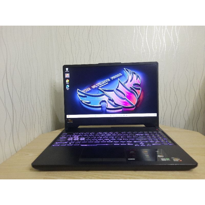 LAPTOP ASUS TUF GAMING A15 FX506IV AMD RYZEN 7 4800H VGA NVIDIA RTX 2060 RAM 16 GB SSD 512 GB MULUS 