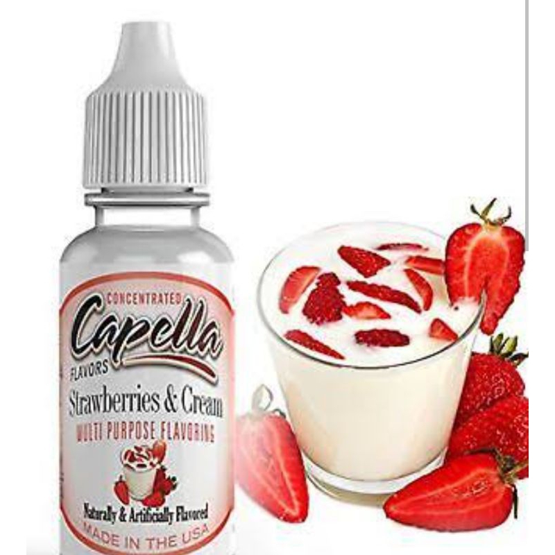 

Capella strawberries and cream essence flavours