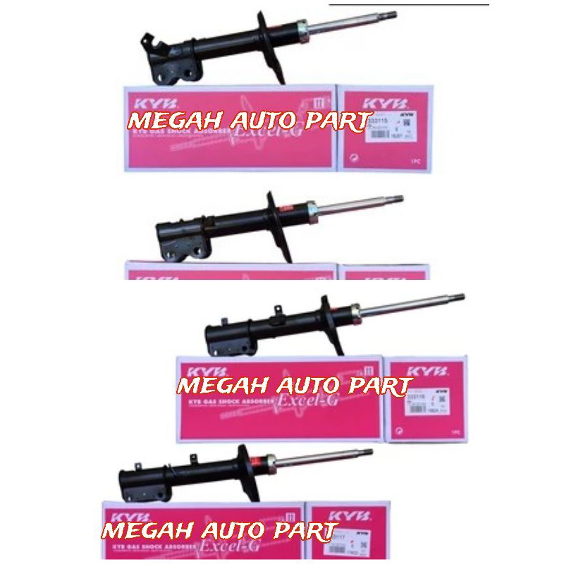 Shockbreaker Corolla Great depan belakang merek Kayaba Excel-G