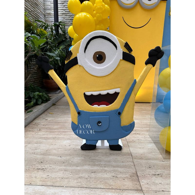 Standing Karakter Lukis Karakter Styrofoam Minion Dekorasi Ultah