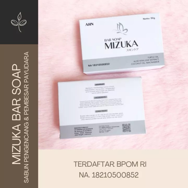 (BISA COD) MIZUKA BAR SOAP PEMBESAR PENGENCANG PAYUDARA 100% original BPOM  PRODUK KUALITAS PREMIUM 