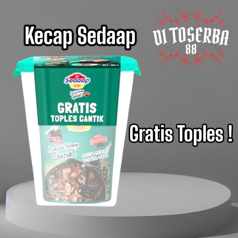 

Sedaap Kecap Special Topples Cantik Gratis 728 ML