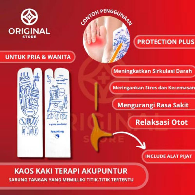 KAOS KAKI PIJAT AKUPUNTUR KAOS KAKI TITIK PIJAT KAKI