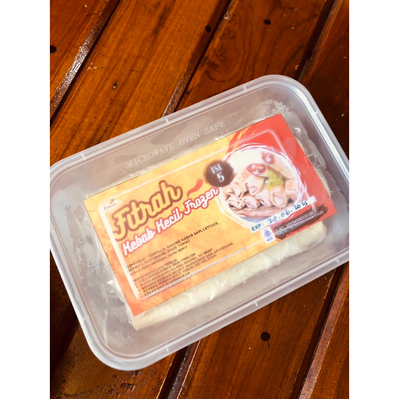 

Kebab frozen kecil pedas fitrah