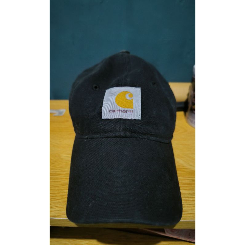 topi carhartt canvas 6 panel Cap original