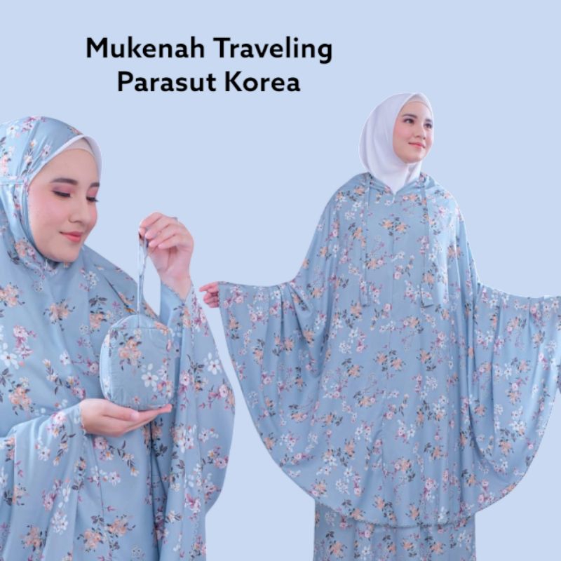 Mukena Parasut Korea (Mukena Traveling) Tas Kecil