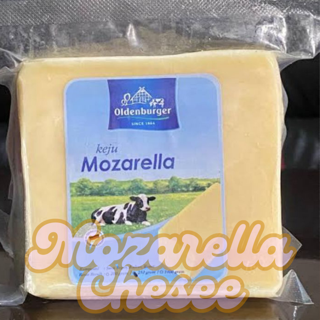 

Keju Mozarella Oldenburger 250 Gram Enak Lumer Halal Murah