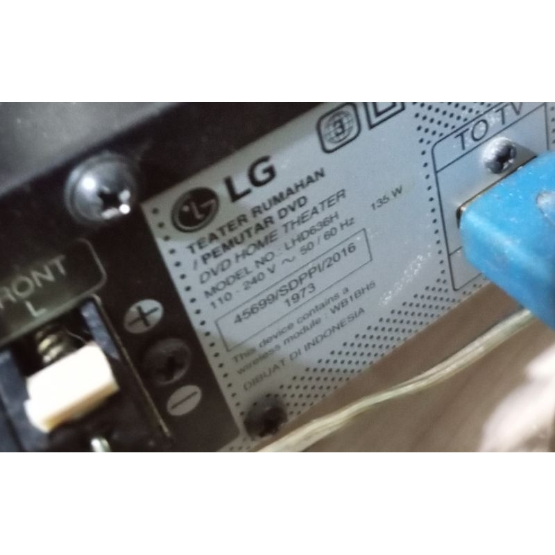 ampli player home theater 5.1 LG second