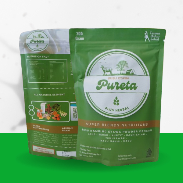 

Susu Kambing Etawa Powder Pureta Plus Herbal 200ml