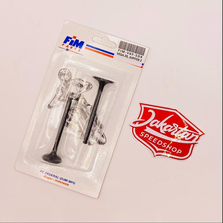 KLEP YAMAHA NEW JUPITER Z/VEGA ZR (FIM VAY-5D9) ORIGINAL KLEP SET PAYUNG MOTOR