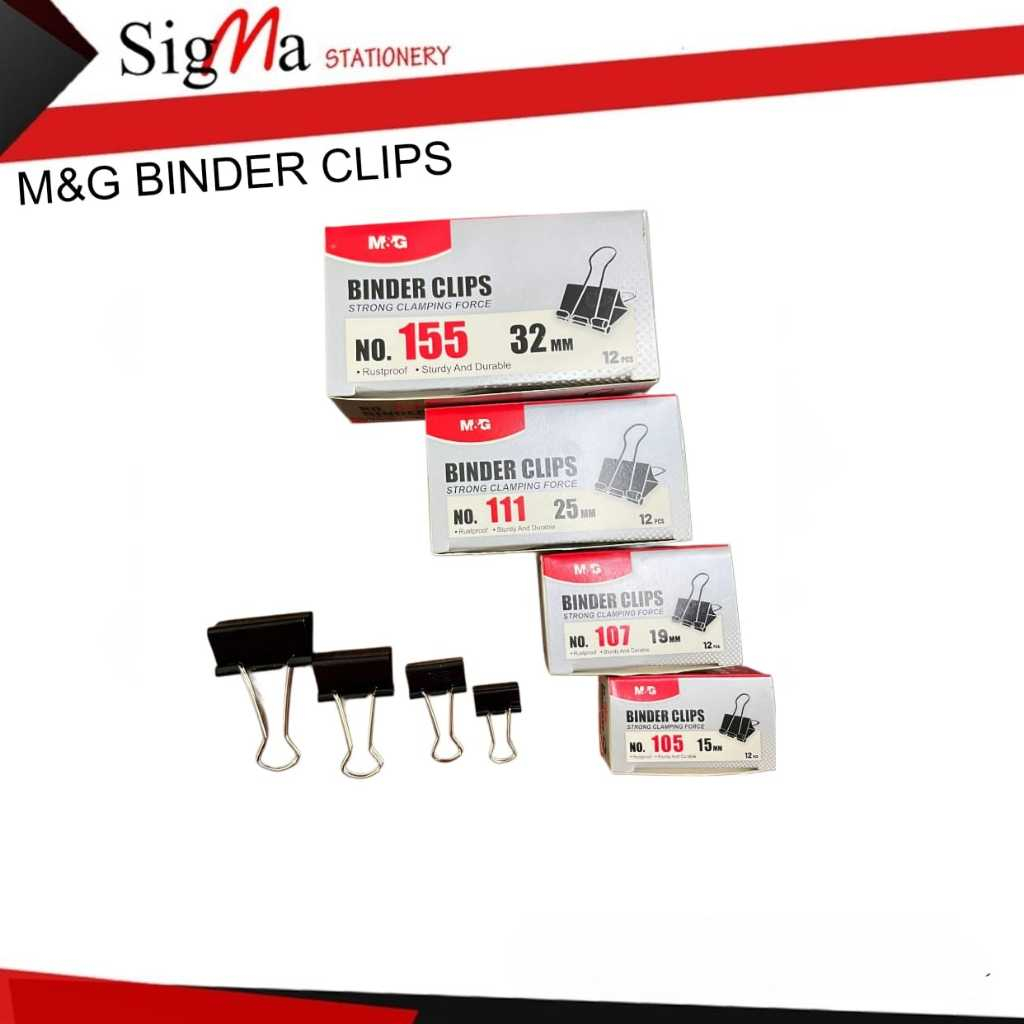 

Binder Clip M&G / M&G Penjepit Kertas 105 107 111 155 200 260
