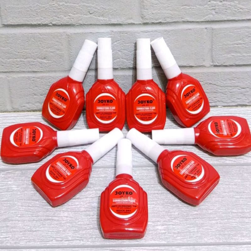 

promo 6pcs tipex correction fluid joyko Jk-01
