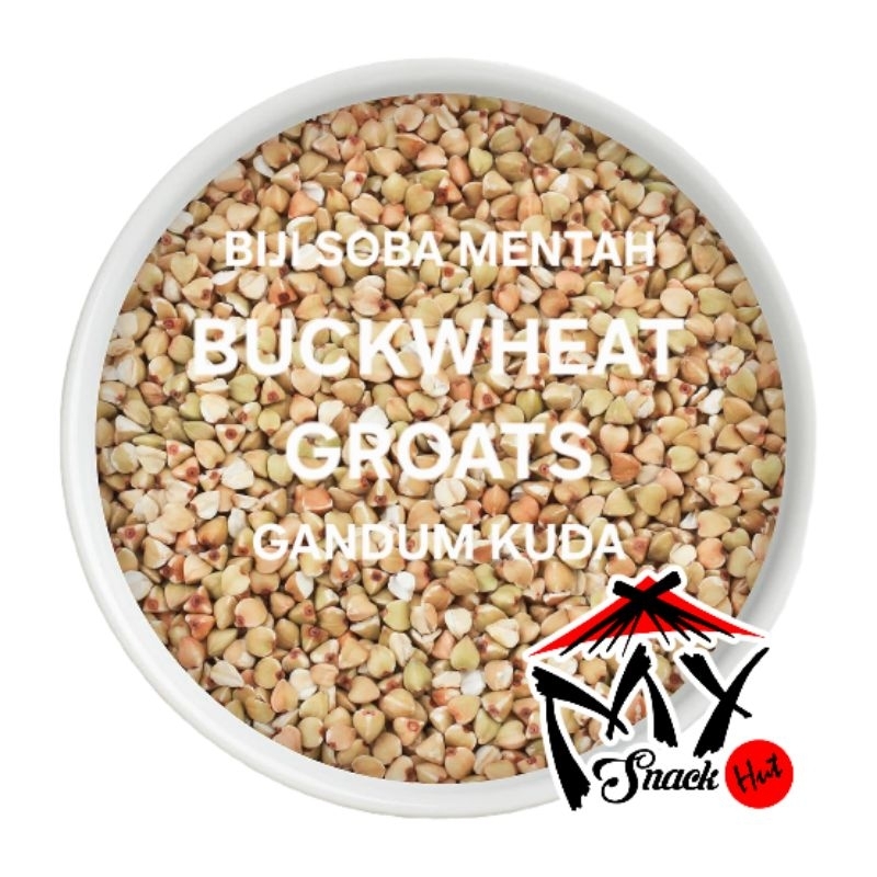 

BUCKWHEAT GROATS 1KG BIJI SOBA GANDUM KUDA HIJAU KUPAS ORGANIK ORGANIC HULLED SEED KUTTU GIRI MENTAH