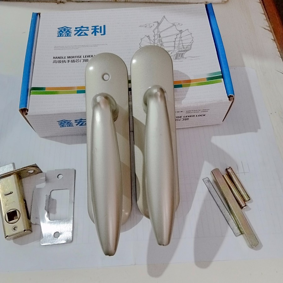 kunci pintu kamar mandi A 8805 BP / kunci pintu alumunium / kunci pagar besi / handle pintu