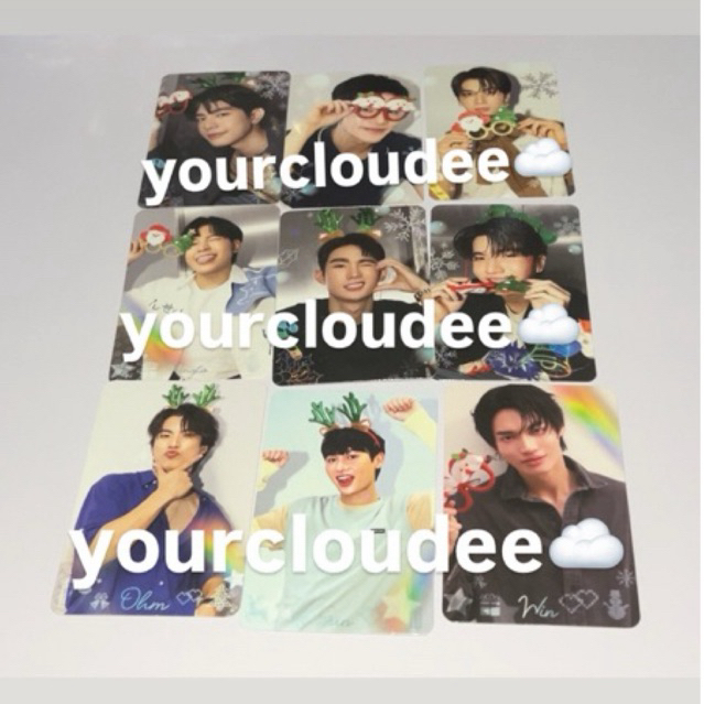 BOYS RANDOM CARD CHRISTMAS COLLECTION POP UP STORE OSAKA GMMTV OFFICIAL MERCHANDISE GEMINI FOURTH OH