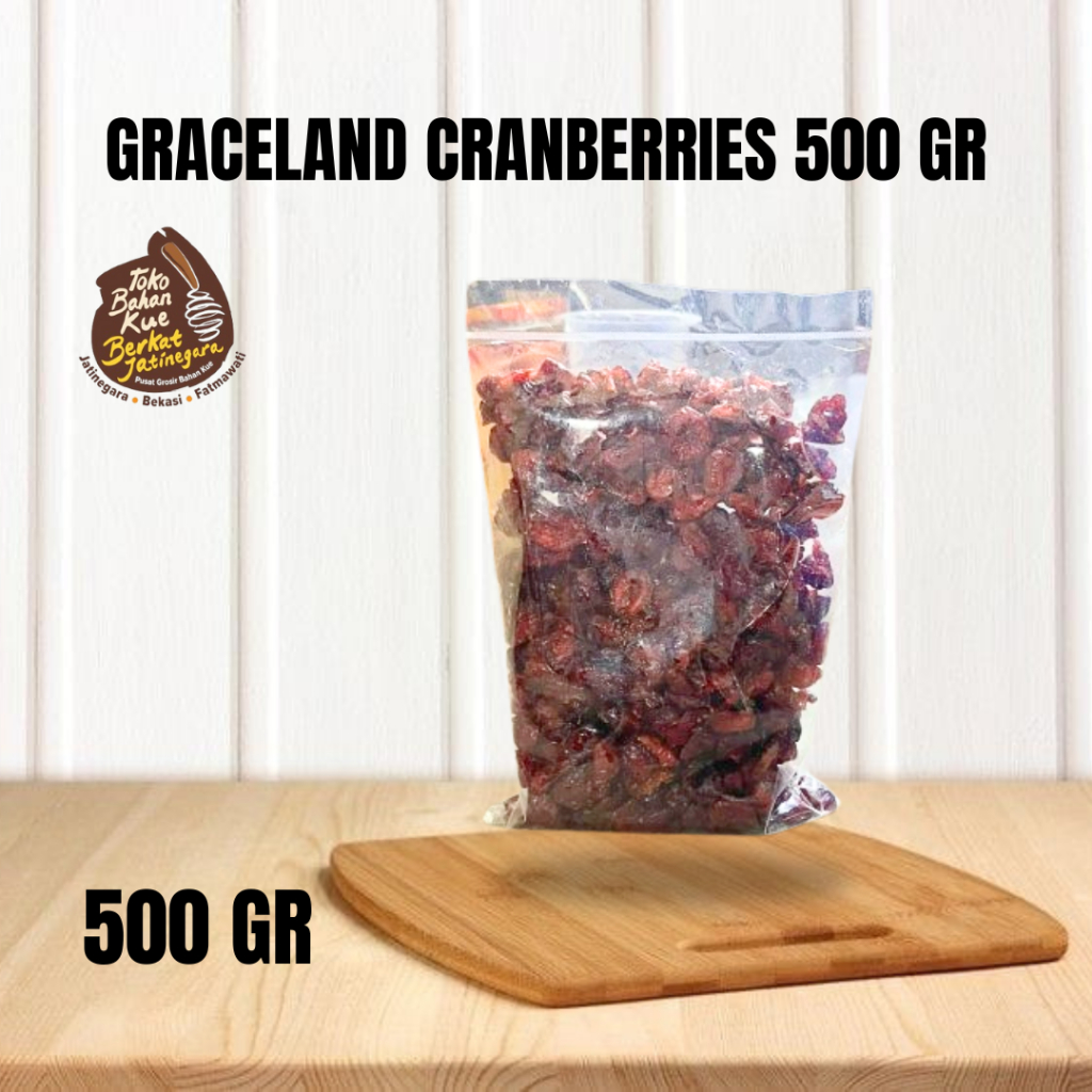 

GRACELAND CRANBERRIES 500 GR / BUAH CRANBERRY KERING