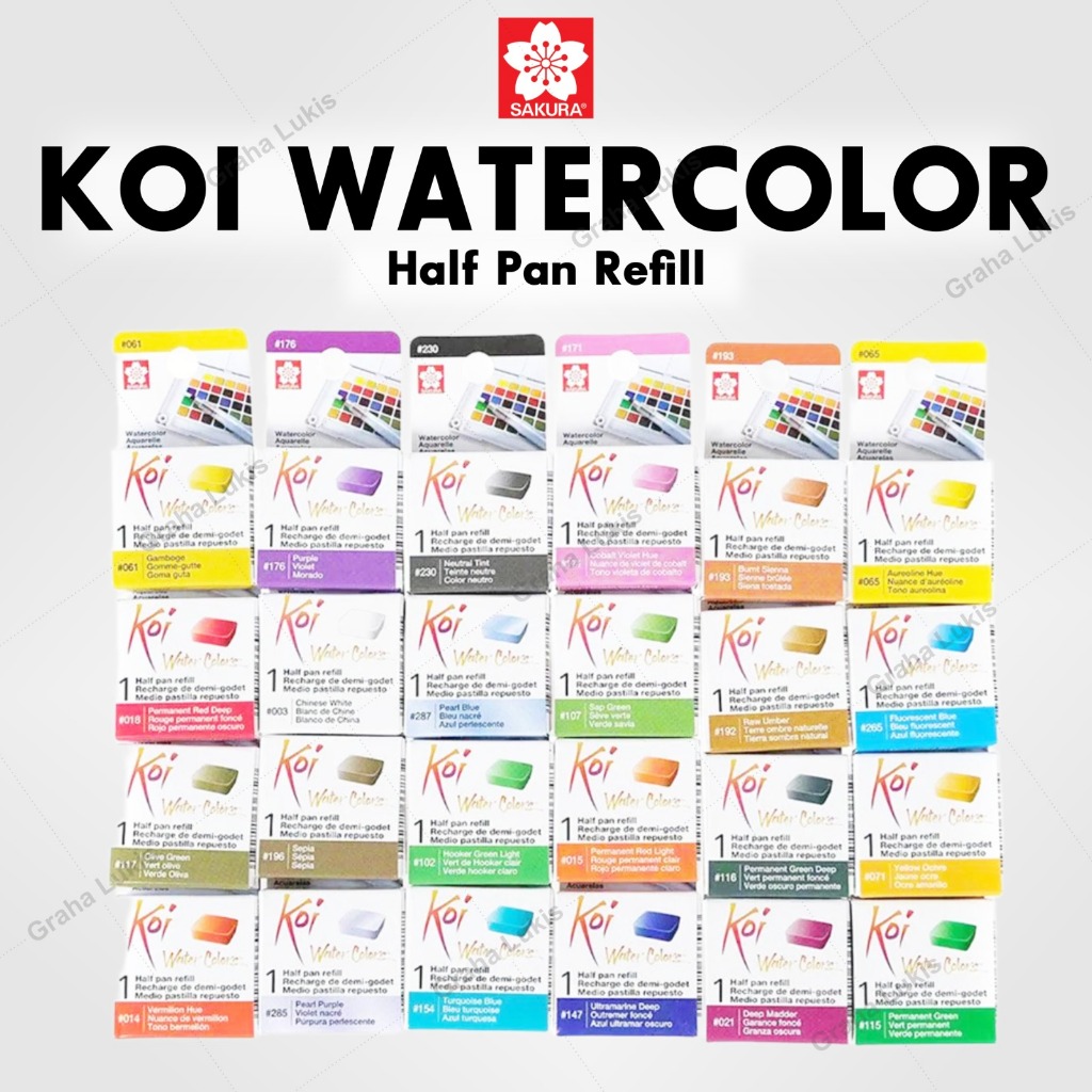 

Sakura Koi Watercolor Halfpans Refill