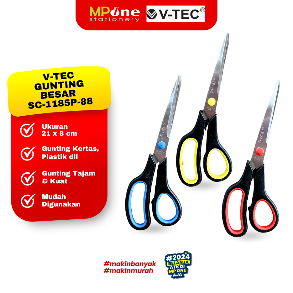 

(1 PCS) V-Tec Gunting Besar SC-1185 / Gunting Pemotong Tajam Jumbo Murah SC-1185 V-TEC