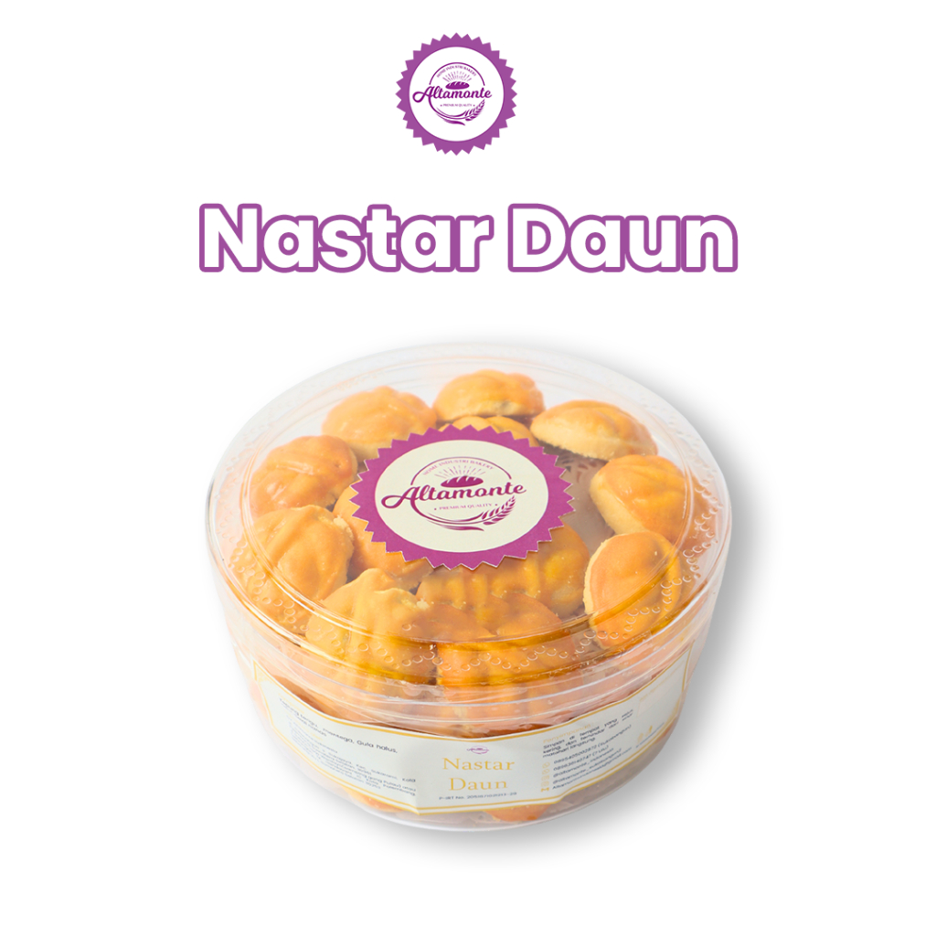 

Altamonte - Kue Kering Premium Nastar Daun, Keju dan Kelepon