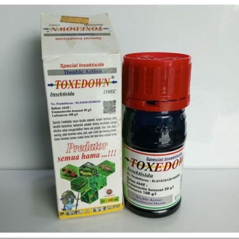 Insektisida Toxedown 150EC kemasan 100 ml 250 ml 500 ml