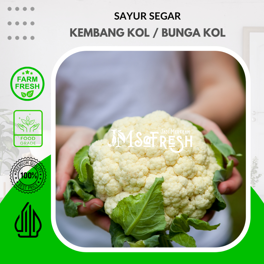 

[JM_SoFresh] Sayur Kembang Kol / Bunga Kol Sayur Segar 1KG