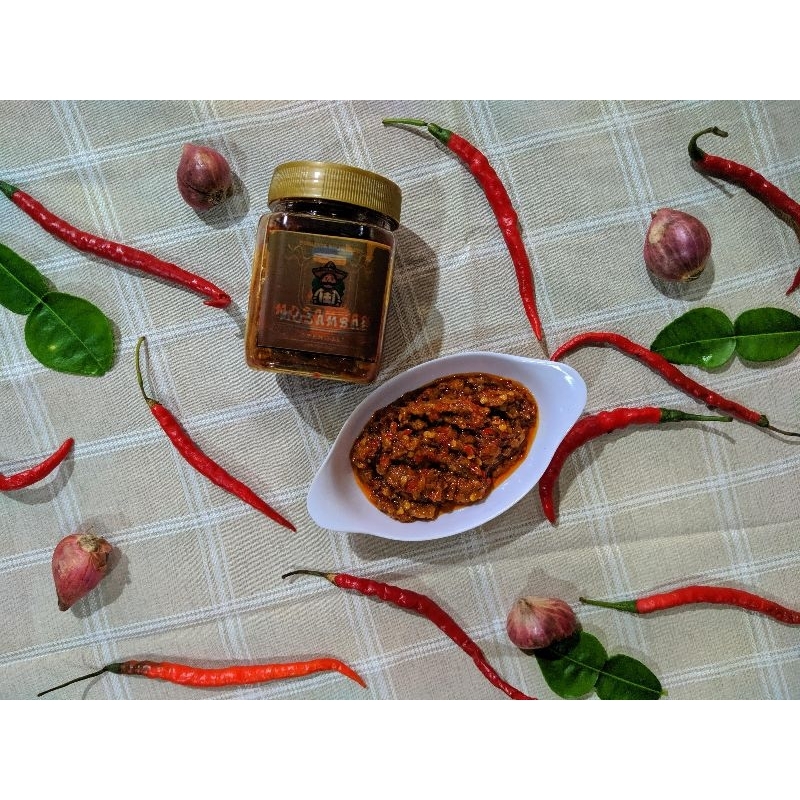 

Sambal Terasi "MOSAMBAL TERASI" Rajanya sambal terasi/kemasan 150gr