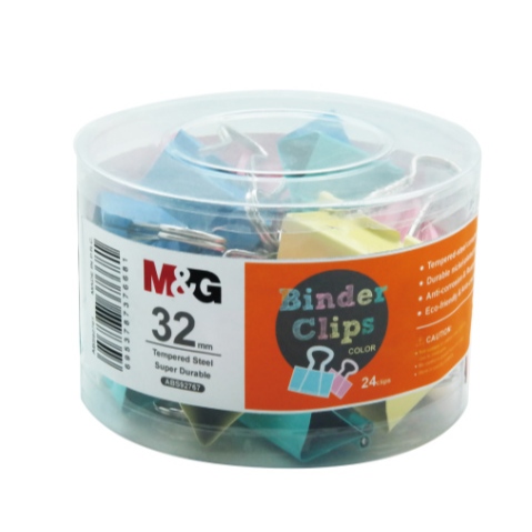 

TBMO M&G COLORFUL BINDER CLIP 32MM - 106151/ABS92767 (24)