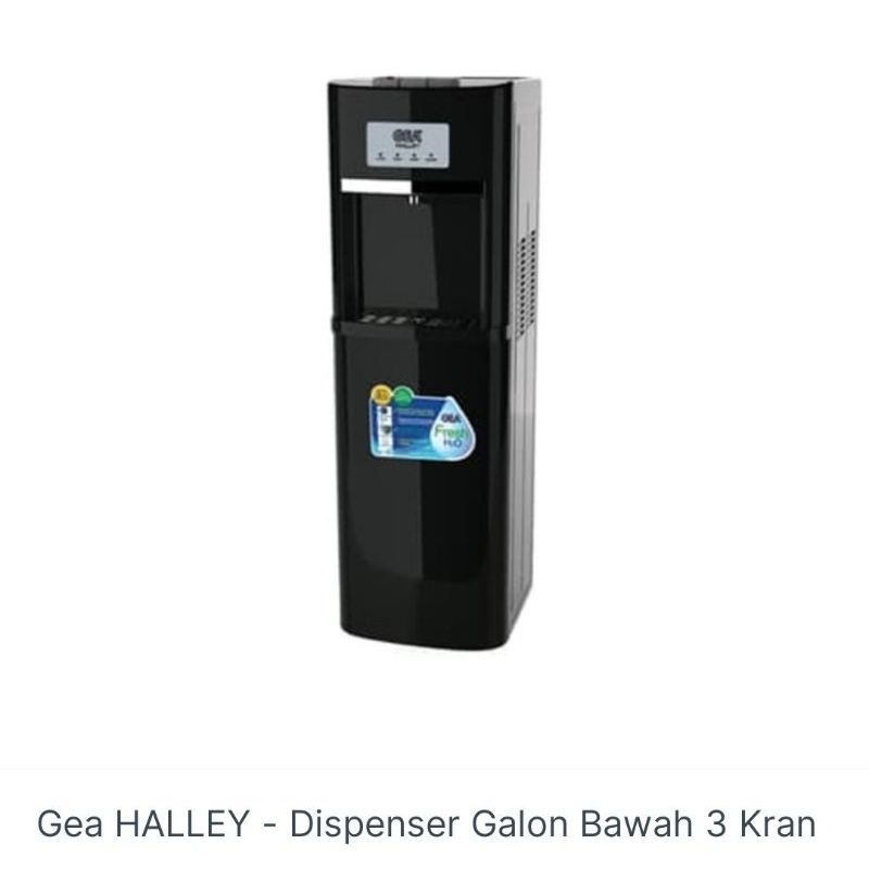 Gea Halley Dispenser Galon bawah Kompresor