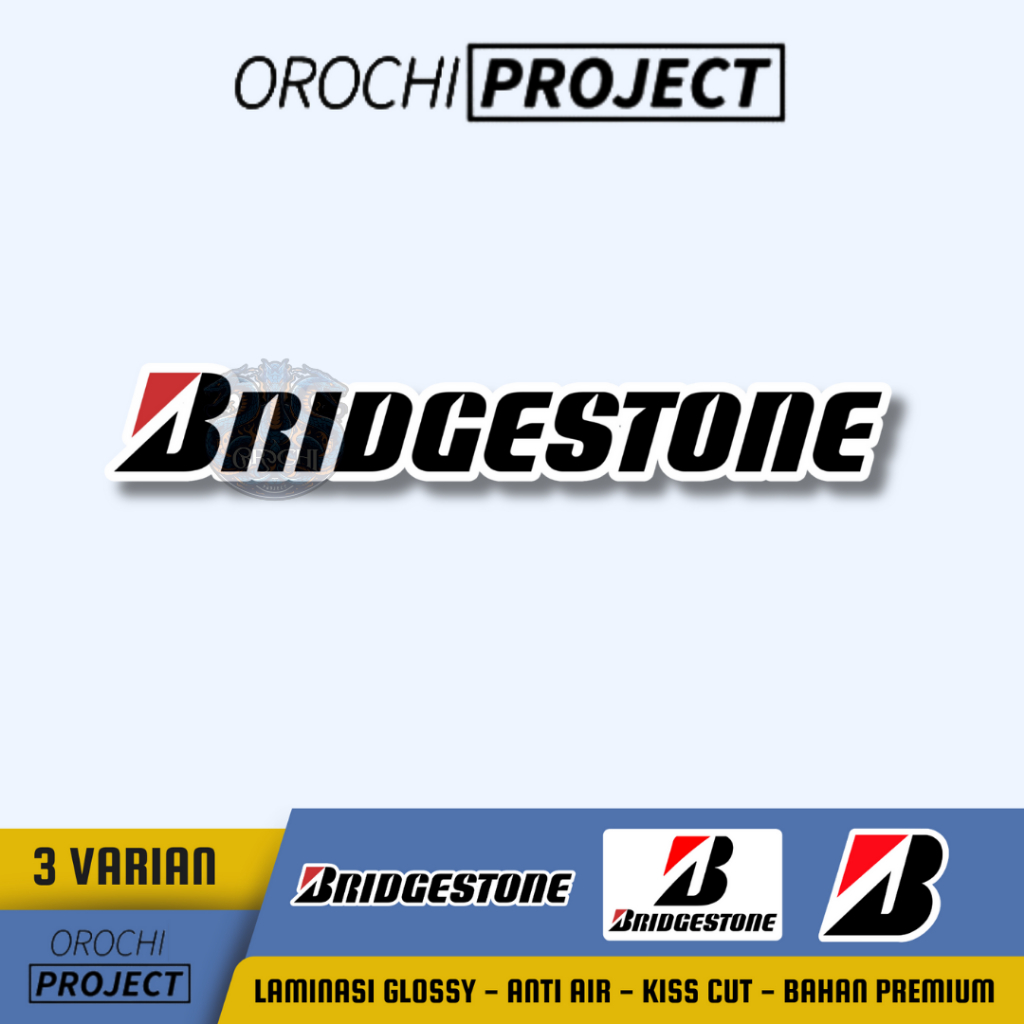 

Sticker Stiker Brand Logo Ban BRIDGESTONE BT BATTLAX Vinyl Glossy Anti Air HP Laptop Tumbler Motor Helm