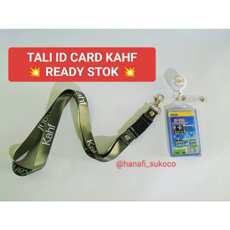 

KAHF tali id card printing kahf [ready stok] Lanyard SATUAN