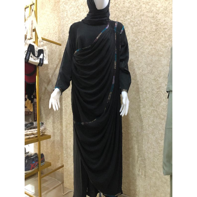 PRELOVED Abaya Dubai Hitam