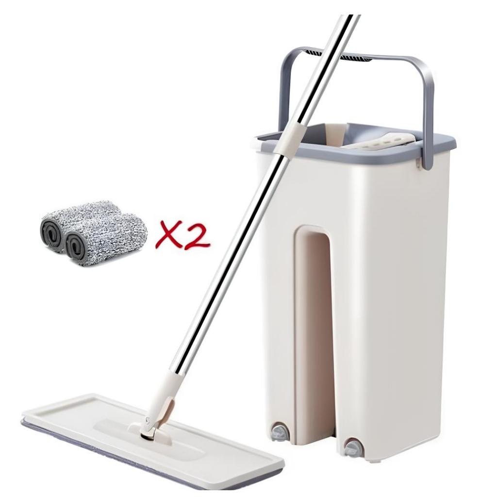 Alat Pel Lantai Ultra Mop Acline - Pel Lantai Tarik Handle Free Pel Lantai Kotak Gagang Panjang