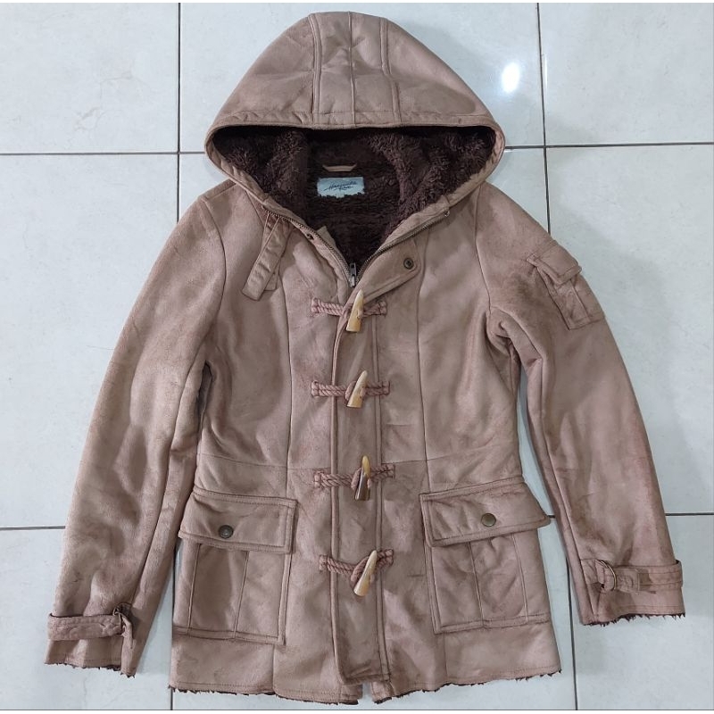 Jaket kimtan dalaman bulu serpa (preloved)