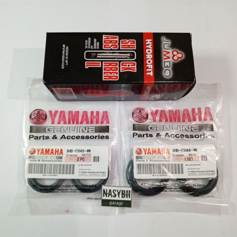 SEAL SIL SHIL ABU DEBU TUTUP BOTTOM SHOCK DEPAN NMAX N MAX OLD NEW 150 155 ORI ORIGINAL YGP
