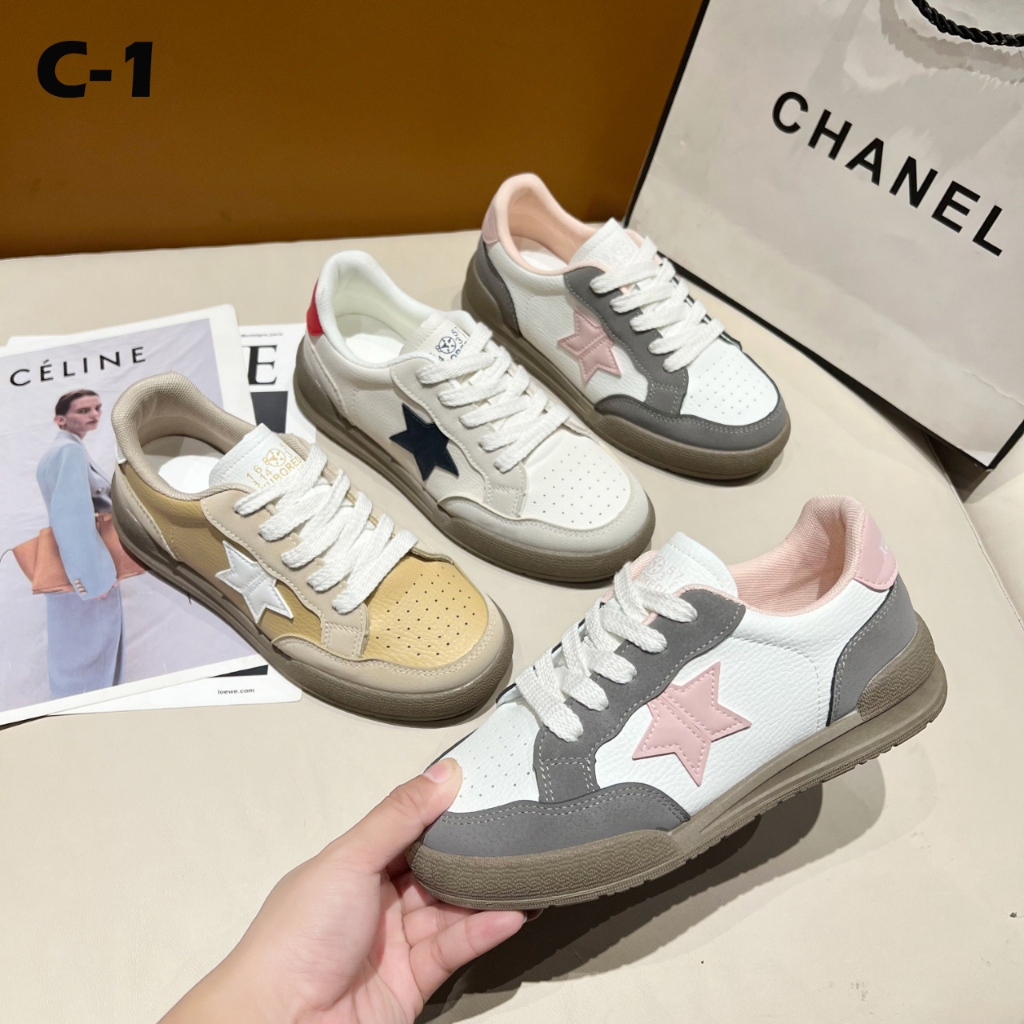 (pjb_jakarta2018) BEST SELLER - (COD) New Arrival Sepatu Sneakers Wanita daily  Import WC-1 Sepatu k